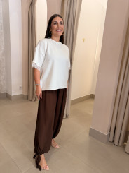Pantalon globo semitransparente/REPOSICION