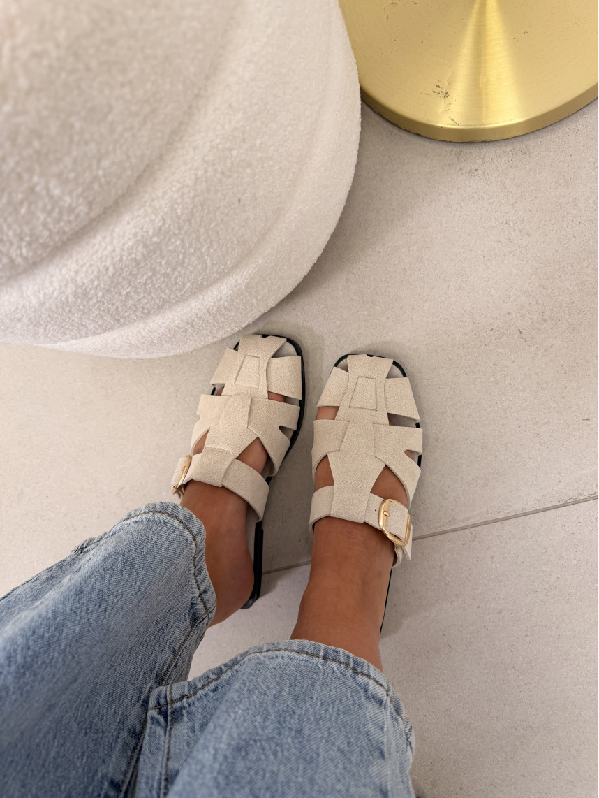 Cangrejera brenda beige