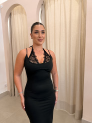 vestido mia negro