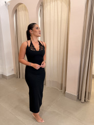vestido mia negro
