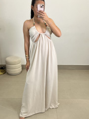 Vestido atenas blanco roto