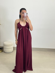 vestido atenas tinto