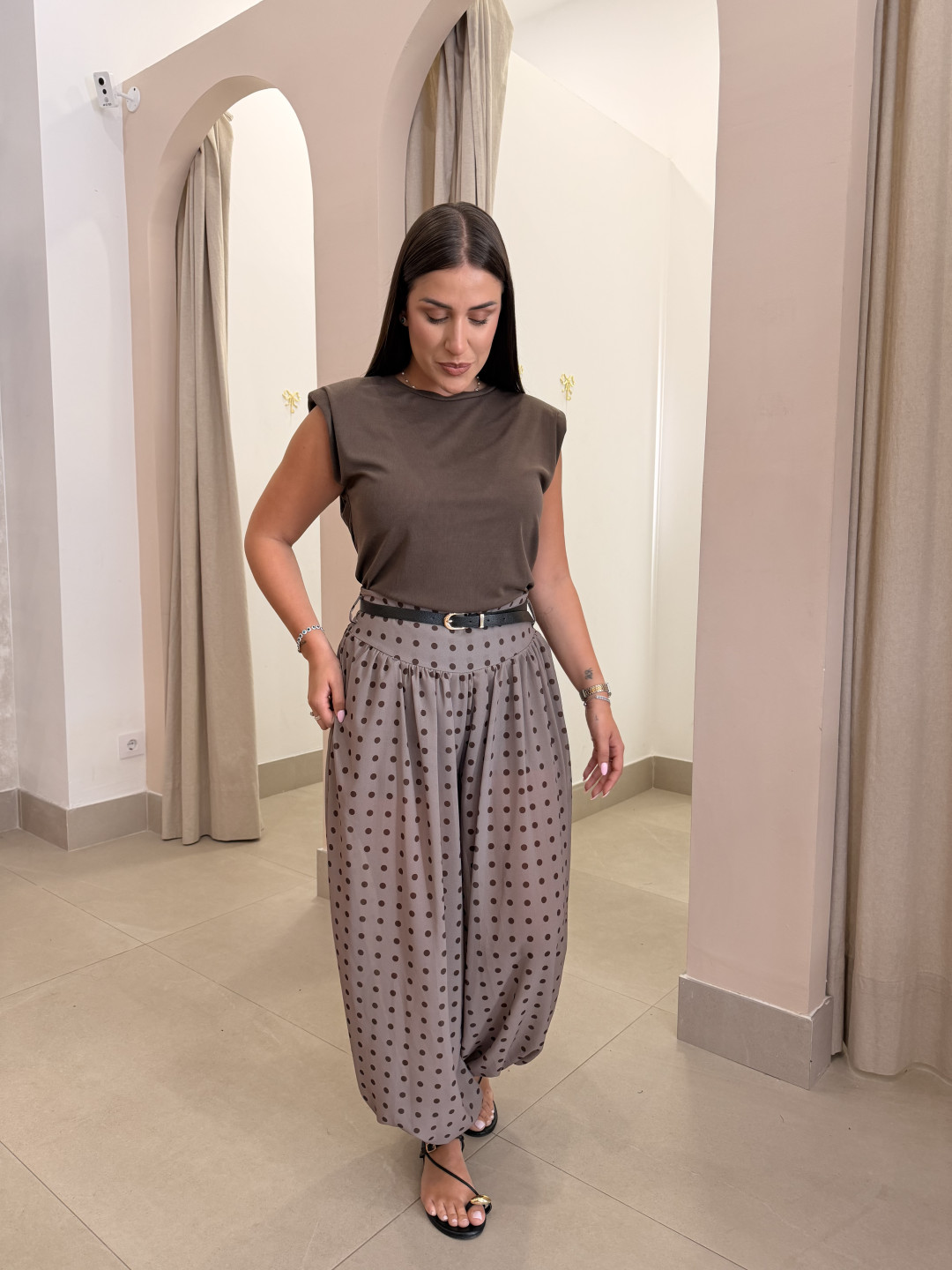 Pantalon globo lunar