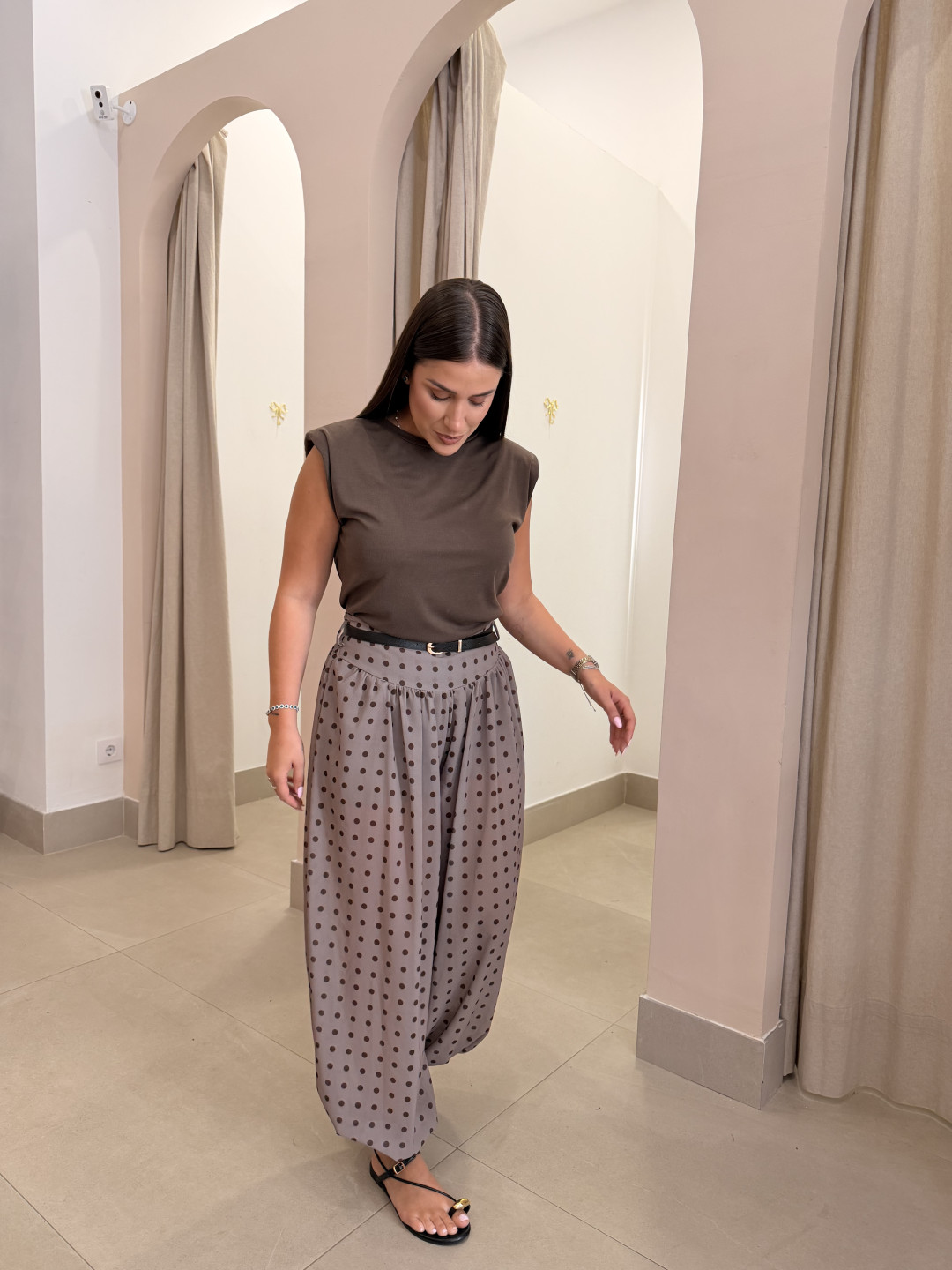 Pantalon globo lunar