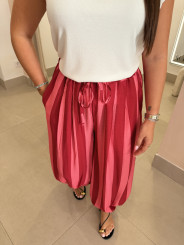 Pantalon globo rayas