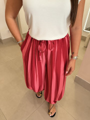 Pantalon globo rayas