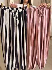 Pantalon globo rayas