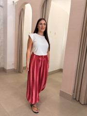 Pantalon globo rayas