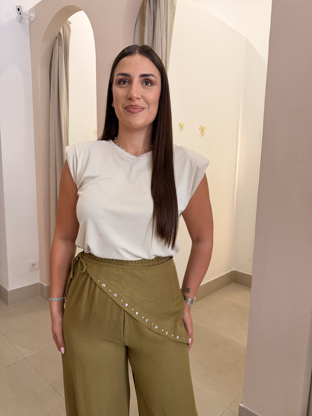 Pantalon detalle pañuelo