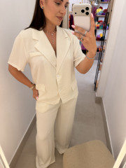 Conjunto Carmen crema