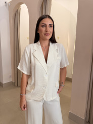 Conjunto Carmen crema