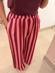 Pantalon fluido rayas