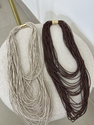 Collar hilo metalico multiple