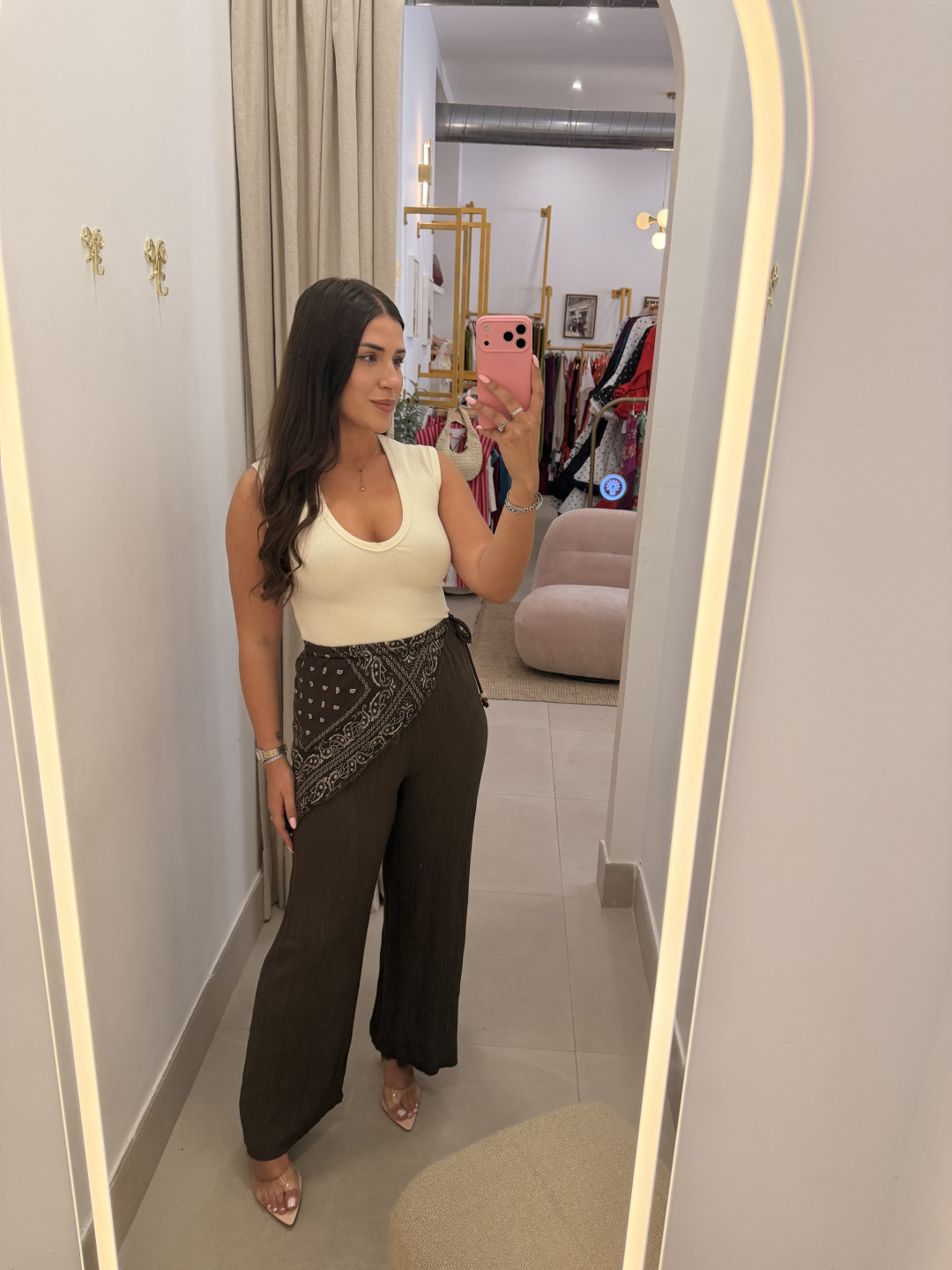 pantalon bambula pañuelo etnico