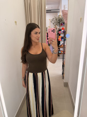 Vestido basico efecto rayas
