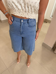 Bermuda fluida denim