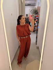 Pantalon globo detalle lazada