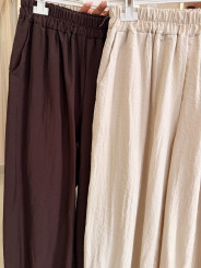 Pantalon globo detalle lazada