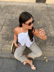 Pantalon sara lino