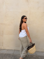 Pantalon sara lino
