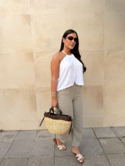 Pantalon sara lino