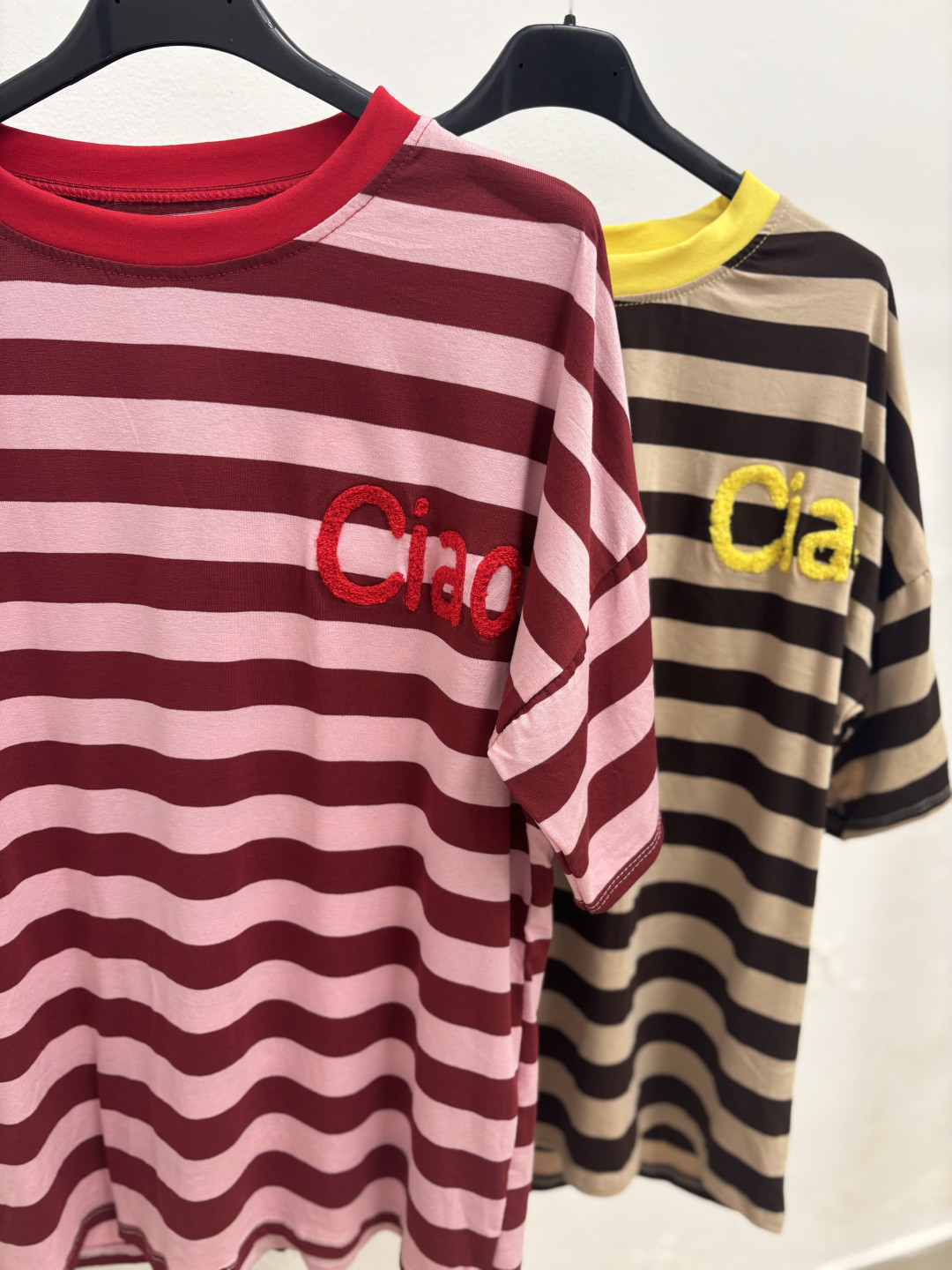 Camiseta rayas ciao