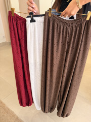 pantalon globo perforado