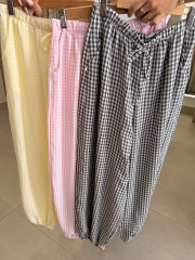 Pantalon vichy colores pasteles