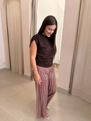 pantalon ancho rayas