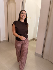 pantalon ancho rayas