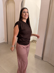 pantalon ancho rayas