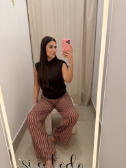 pantalon ancho rayas