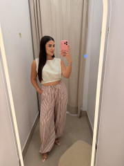 pantalon lino rayas