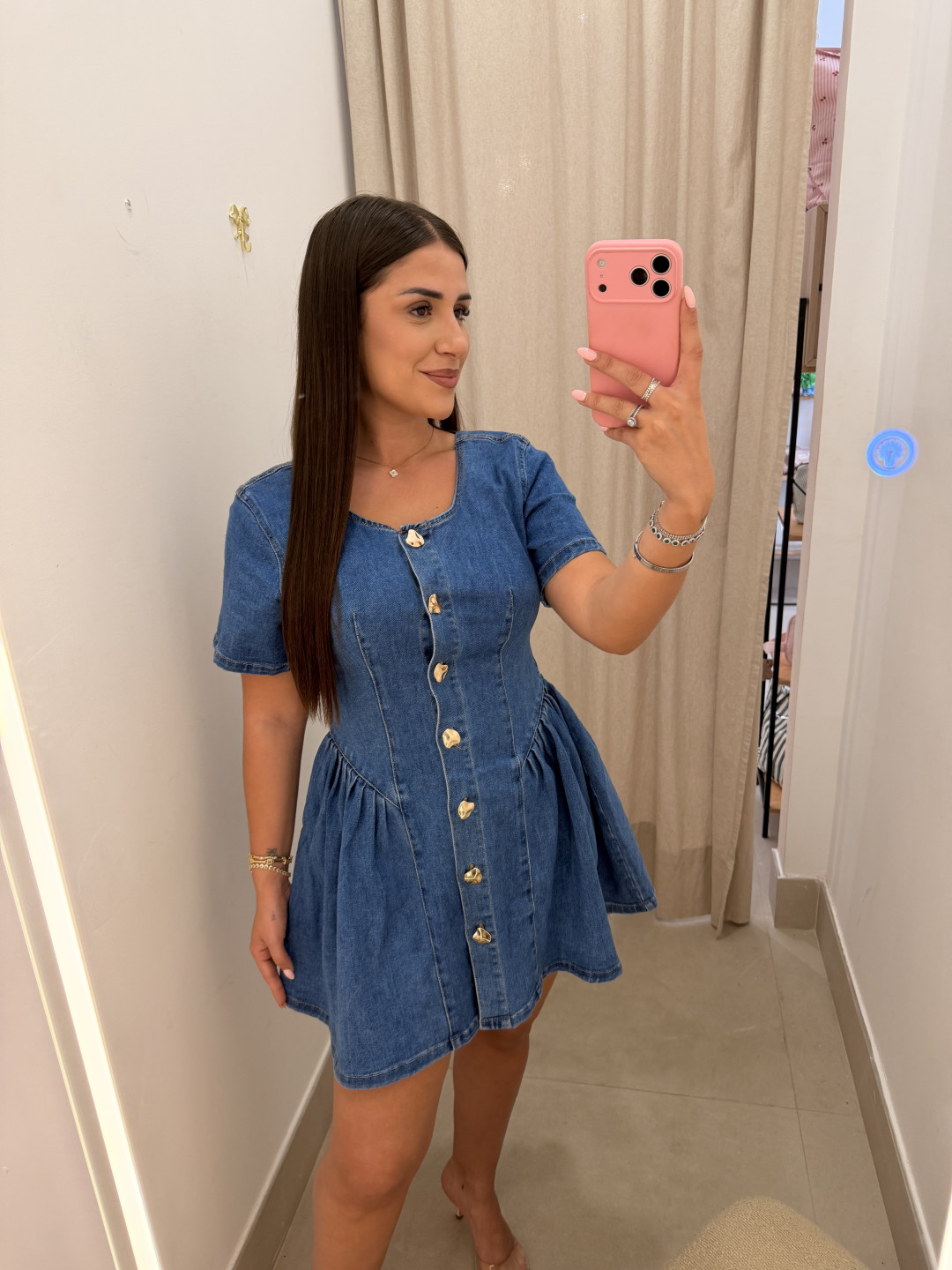 Vestido vaquero detalle botones