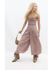 pantalon globo cuadros
