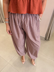 pantalon globo cuadros