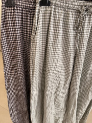pantalon boho vichy