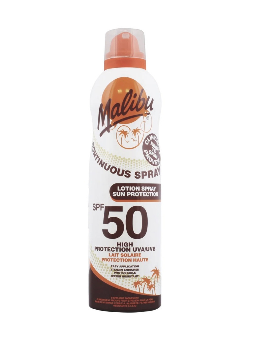 SPRAY PROTECCION SOLAR SPF 50 MALIBU