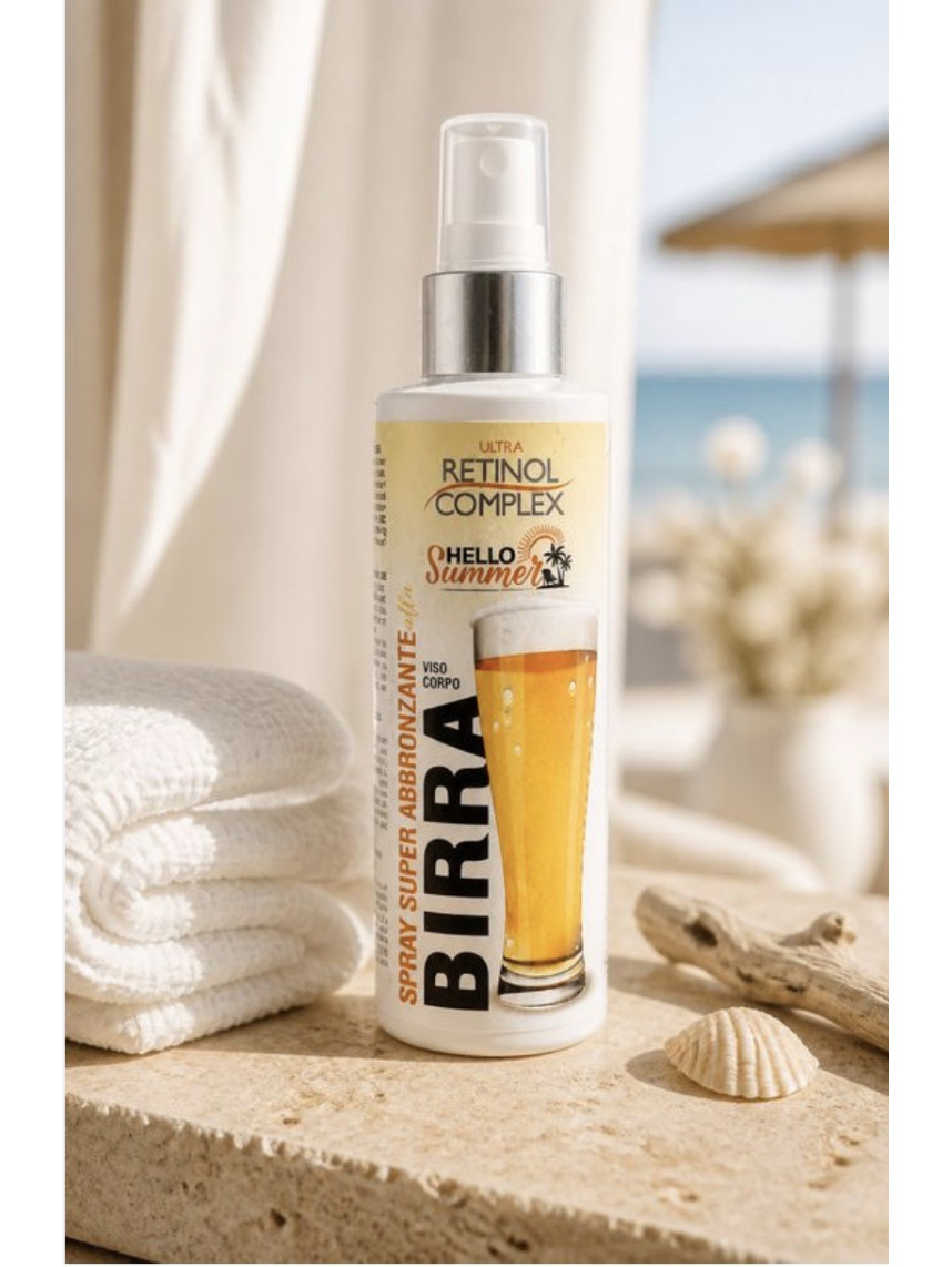 SPRAY DE CERVEZA SUPER BRONCEADOR 200ml. RETINOL COMPLEX