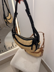 Bolso bandolera mimbre