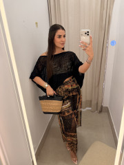 Top hilo negro