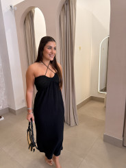 vestido detalle crochet