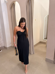 vestido detalle crochet