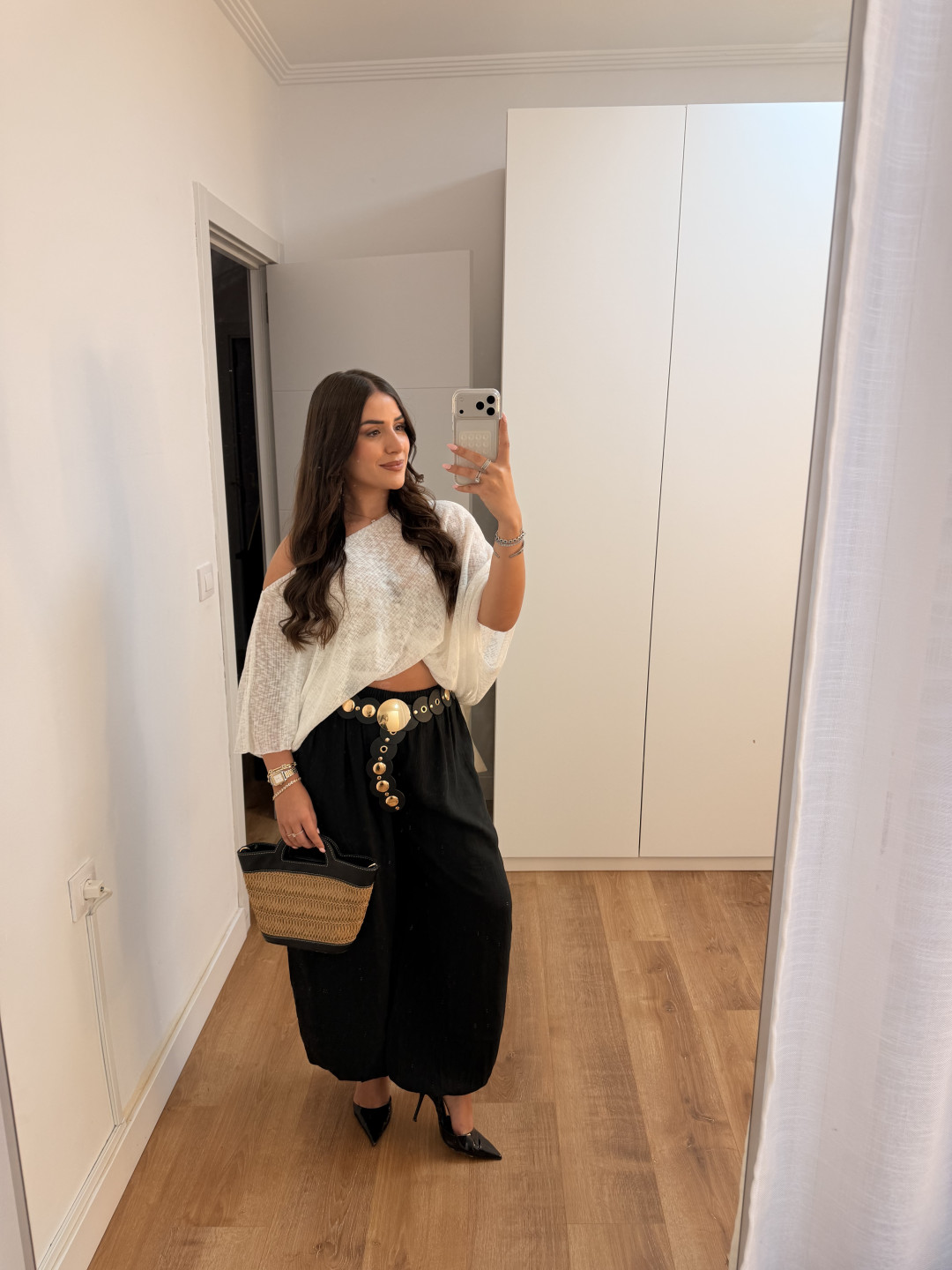 Pantalon detalle lazos
