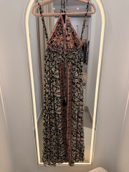 vestido indio detalle espejos