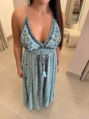 vestido indio detalle espejos