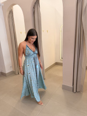 vestido indio detalle espejos