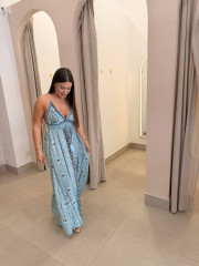 vestido indio detalle espejos
