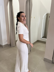 Conjunto arrugado beige