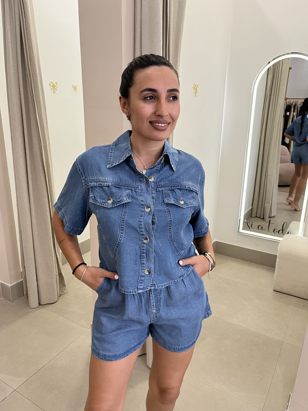 total look denim